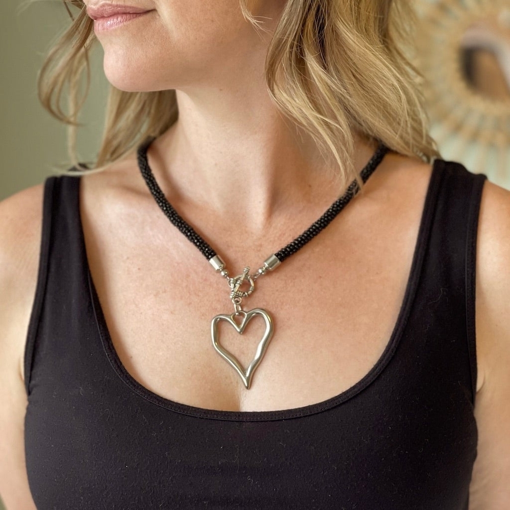 Heart Choker Necklace